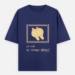 Shankh The Sound of Cosmic Energy Oversized T-Shirt – Royal Blue